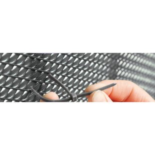 Nortene Plastiband Bridfix Grijs 14cm - 50 Stuks