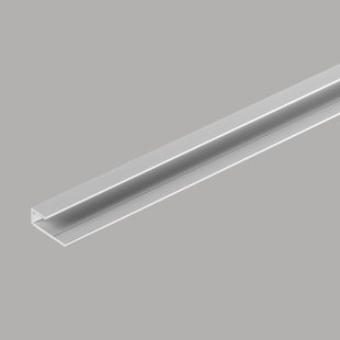 Dumaplast U-profiel - Dumawall - Aluminium - 22x8mm 2,6m