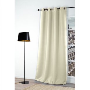 Verduisterend Kant En Klaar Gordijn Beige 140 X 250 Cm