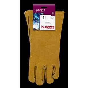 Busters Lashandschoenen Leder Geel M10