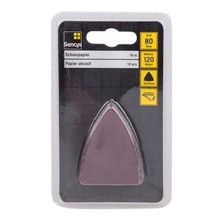 Sencys Schuurpapier 50x36mm – 10 Stuks