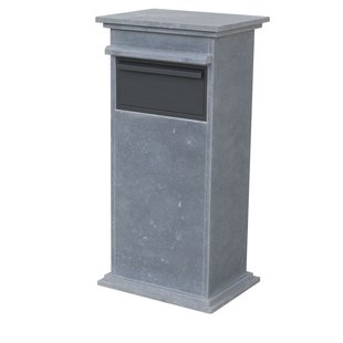 Pakketbrievenbus Sevilla Parcel - Natuursteen - Blauwe Hardsteen - 51x103x39cm