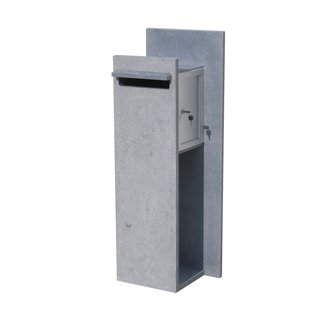 Vasp Brievenbus Compostella Line Rechts Belgische Blauwe Hardsteen