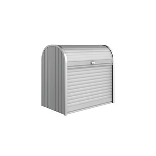 Biohort Opbergbox Storemax 120 Zilver Metallic 73x117cm