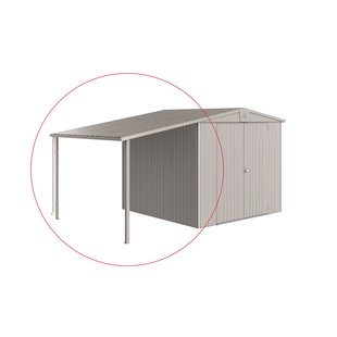 Biohort Europa 4/5 Afdak Zilver Metallic 150x228cm