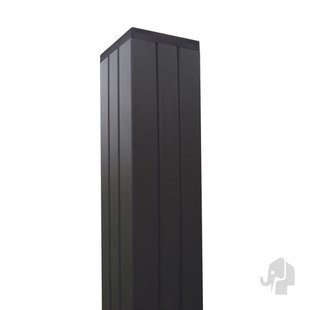 Elephant Metalen Tuinpaal - Aluminium Paal - Antraciet - 68x68mm X 270cm
