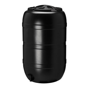 Nature Regenton Rond Zwart 210l Ø57x57x97cm