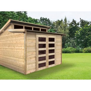 Solid Tuinhuis Superia Luminous Milano - Onbehandeld - 298x298cm