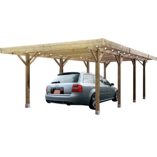 Solid Carport Base S7724 606x506x250cm