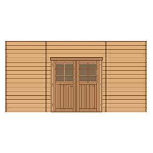 Solid Voorwand Met Dubbele Deur ‘s7745’ Geïmrpegneerd Hout 480x245cm