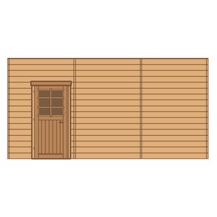 Solid Voorwand Enkele Deur Links Hout 480cm