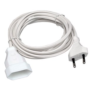 Kopp Verlengsnoer Met Eurostekker Wit 3 Meter