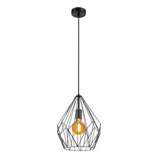 Eglo Hanglamp Carlton Zwart ⌀31cm E27