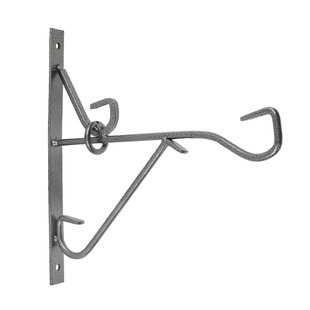 Nature Wandhaak Zwart Smeedijzer 25x24,5cm