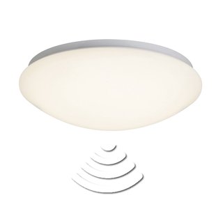 Brilliant Plafondlamp Fakir Wit ⌀32cm 12w Met Sensor