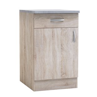 Paprika Onderkast 50cm Geborsteld Eik Melamine