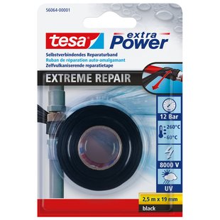 Tesa Duct Tape - Zwart - 2,5m X 19mm