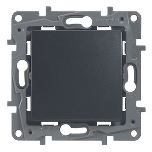 Legrand Wisselschakelaar Niloé 2-voudig Inbouw Antraciet