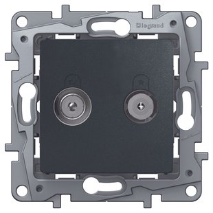 Legrand Tv / Fm-aansluiting Niloé Antraciet