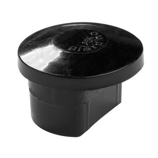 Giardino Dop Voor Profielpaal Zwart Ø48mm