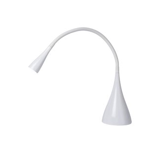 Lucide Bureaulamp Zozy Wit Ø11,5cm Led Dimbaar 3w
