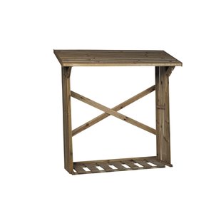 Brandhoutberging Met Vloer Sequoia 180x70x180cm