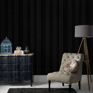 Decomode Vliesbehang Vacht - Zwart - 10,05m X 52cm