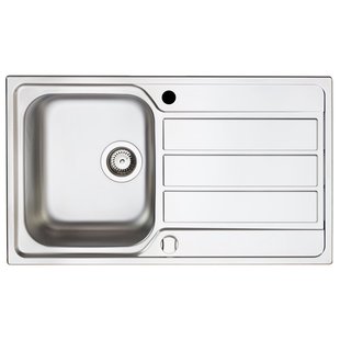 Spoelbak Athena 1 Bak 86x50cm Rvs