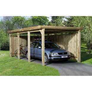 Weka Carport 617 Gr.2 Enkel 294x591cm