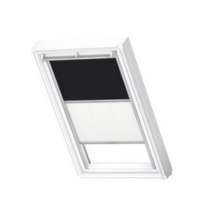 Velux Duo Verduisterend Dakraam Rolgordijn Met Plissé P04 3009s