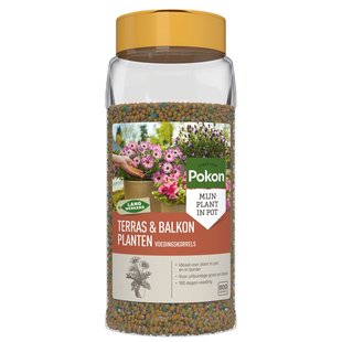 Pokon Terras & Balkon Planten Voedingskorrels - 800gr