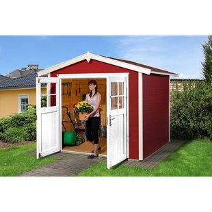 Weka Tuinhuis 224 - Rood - 227x235cm