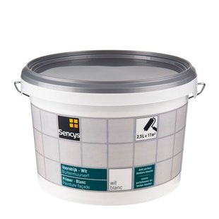 Sencys Buitenmuur Primer Wit 2,5l