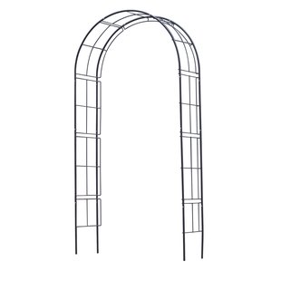 Nature Rozenboog Zwart 113x38x229cm