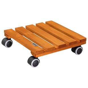 Wagner Plantenroller Country Gh 0202 - 28x28cm - 100kg - Hout - Fsc