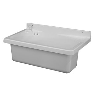 Aquavive Uitgietbak Ardeche Kunststof 43,5cm Wit