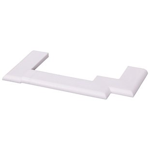 Cando Kozijnplint Kunststof Wit 2 Stuks