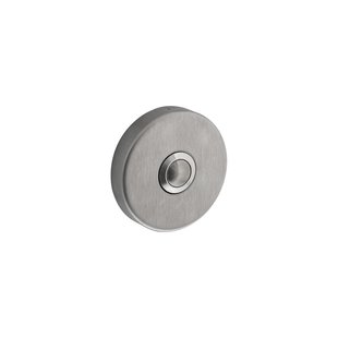 Intersteel Deurbel Rond Verdekt 53x10 Rvs Geborsteld