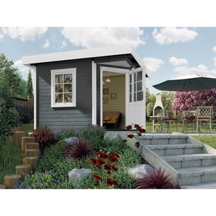 Weka Tuinhuis 213 - Antraciet/blanc - 237x238cm