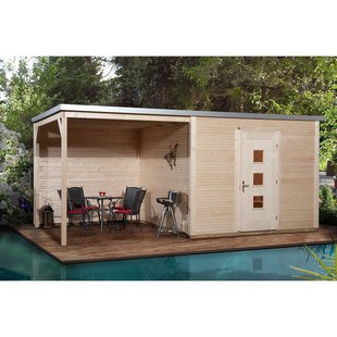 Weka Tuinhuis Met Overkapping 413 Type B Gr1 250x546cm