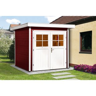 Weka Tuinhuis 227 - Rood - 205x209cm