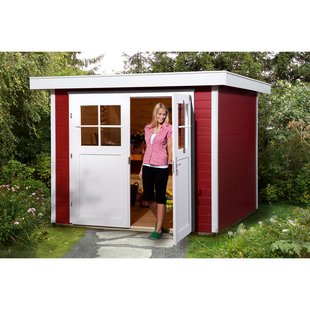 Weka Tuinhuis 227 - Rood - 235x239cm