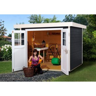 Weka Tuinhuis 227 - Antraciet - 235x239cm