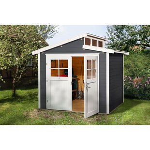 Weka Tuinhuis 226 - Antraciet/blanc - 252x235cm