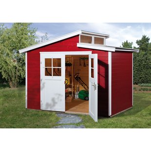 Weka Tuinhuis 226 - Rood - 252x295cm