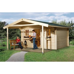 Weka Tuinhuis Met Overkapping 110 Type A Gr1 380x500cm