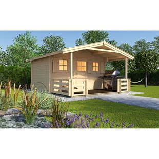 Weka Tuinhuis Met Overkapping 110 Type B Gr2 380x580cm