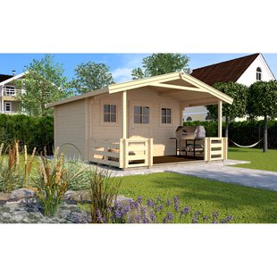 Weka Tuinhuis Met Overkapping 135 Type B Gr2 380x580cm