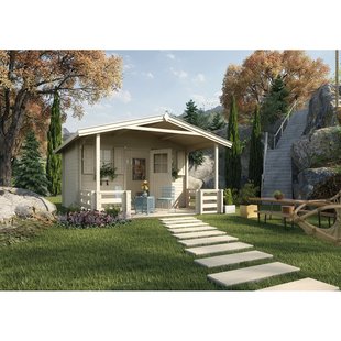 Weka Tuinhuis Met Overkapping 138 Type B Gr1 380x500cm