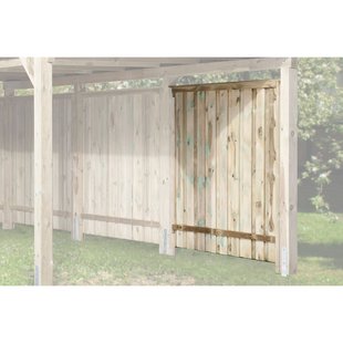 Weka Zijwand 20mm Voor Carport